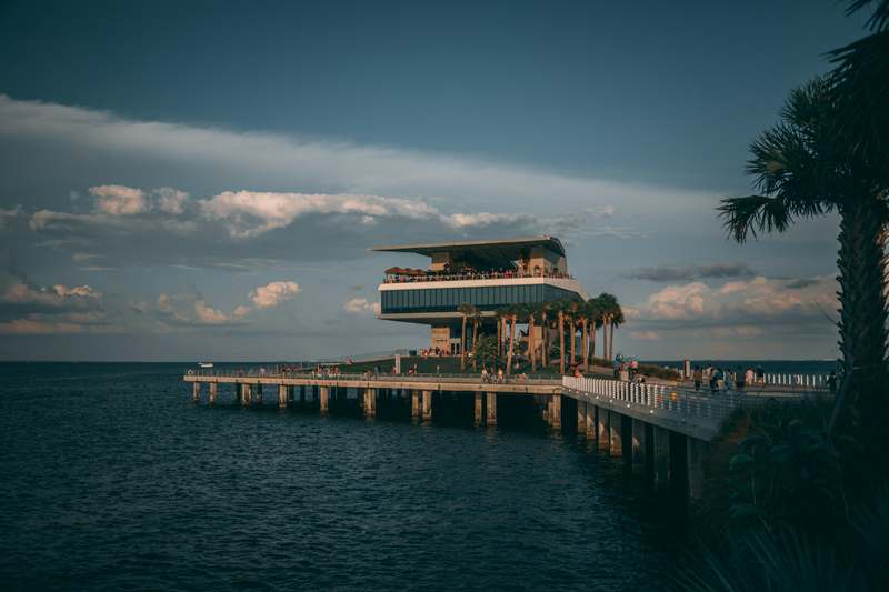 The St. Pete Pier in St. Petersburg, Florida